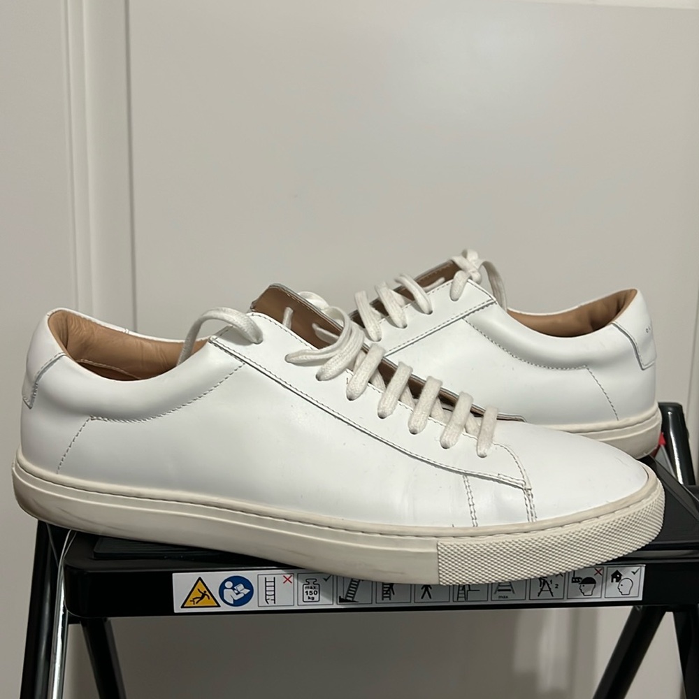 Oliver Cabell Low 1 - White with Cream Sole - Size 42, Size 9